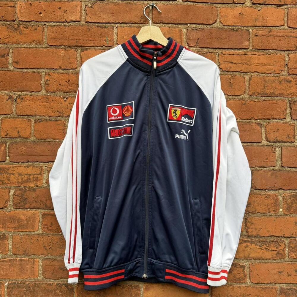 vintage Ferrari track jacket 90s/00s L